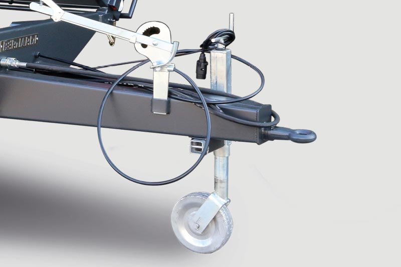 Roda Jockey, ajustável em altura para E15-E35