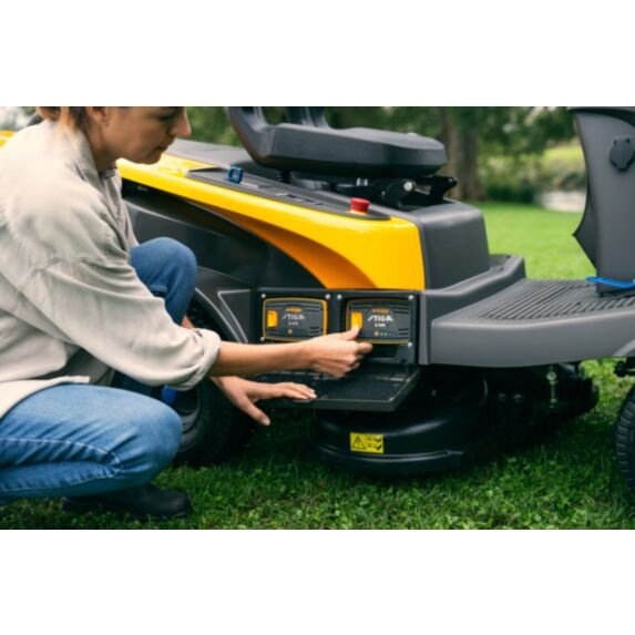 Cortador de grama com bateria Stiga Swift 372e ePower 48V 5Ah - STIGA
