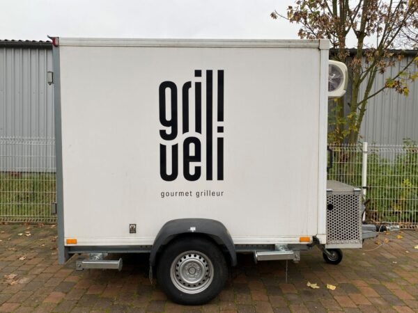 Reboque refrigerado de eixo único