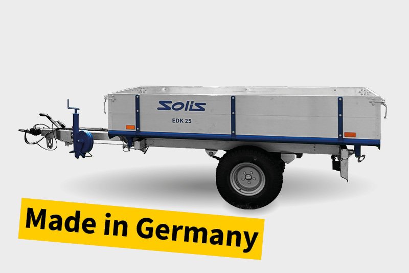 Basculante de três vias com freio de avanço, Solis EDK 25