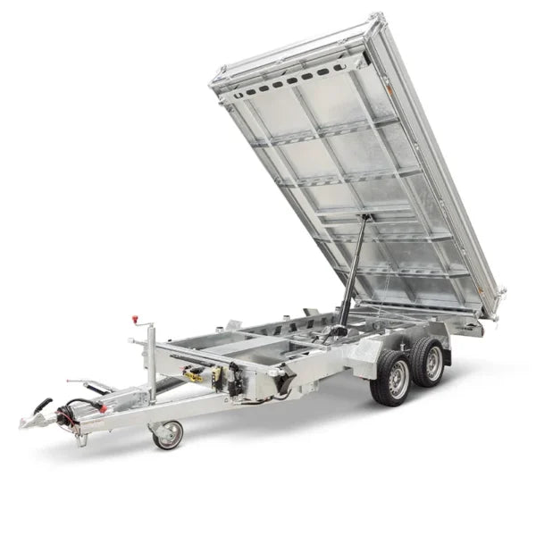 Reboque basculante de três vias HTK 2700.27 HUMBAUR – dois eixos, 2700kgs