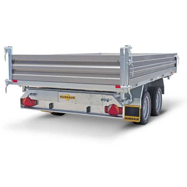 Reboque basculante de três vias HTK 2700.27 HUMBAUR – dois eixos, 2700kgs