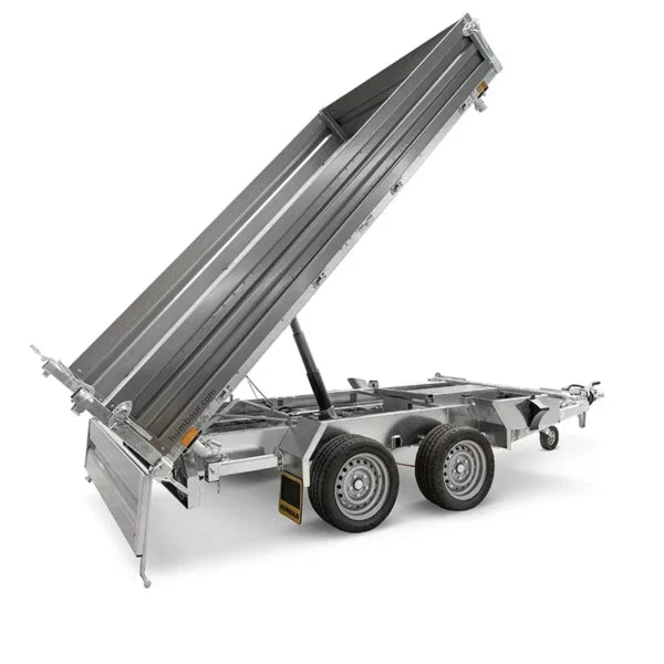 Reboque basculante de três vias HTK 2700.27 HUMBAUR – dois eixos, 2700kgs