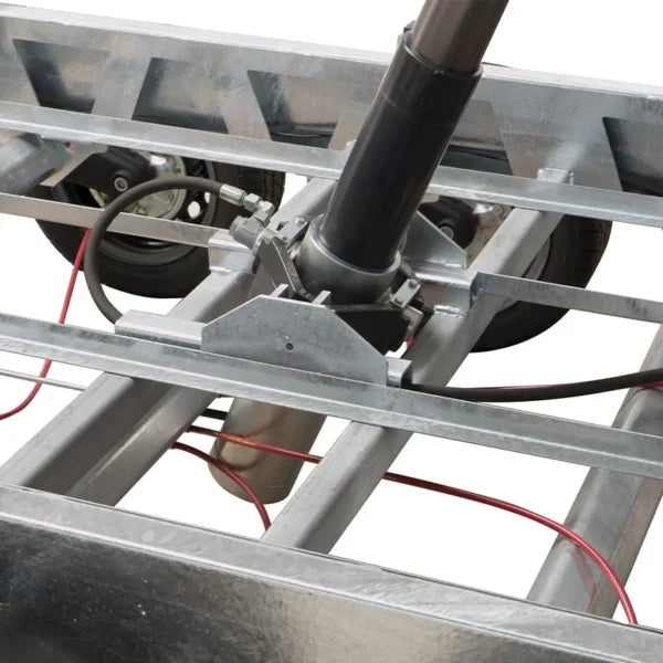 Reboque basculante de três vias HTK 2700.27 HUMBAUR – dois eixos, 2700kgs