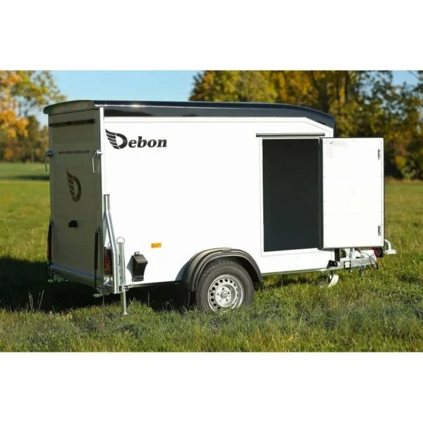 Caixa de reboque Roadster 255 – eixo único – 1300 kg – 255 x 125 x 155 cm interior