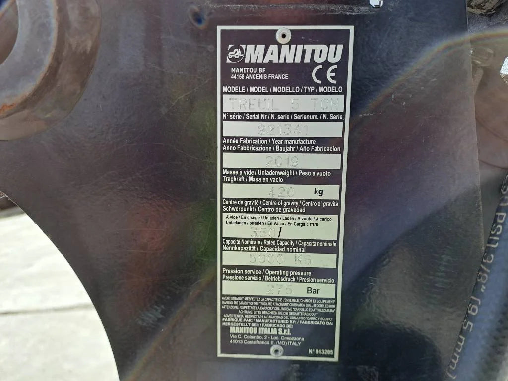 Manitou MRT2540 plus (controle remoto via rádio + guincho)