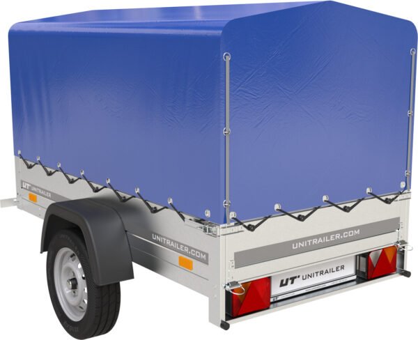 Reboque de jardim Unitrailer 200 Kipp azul (UT004232)